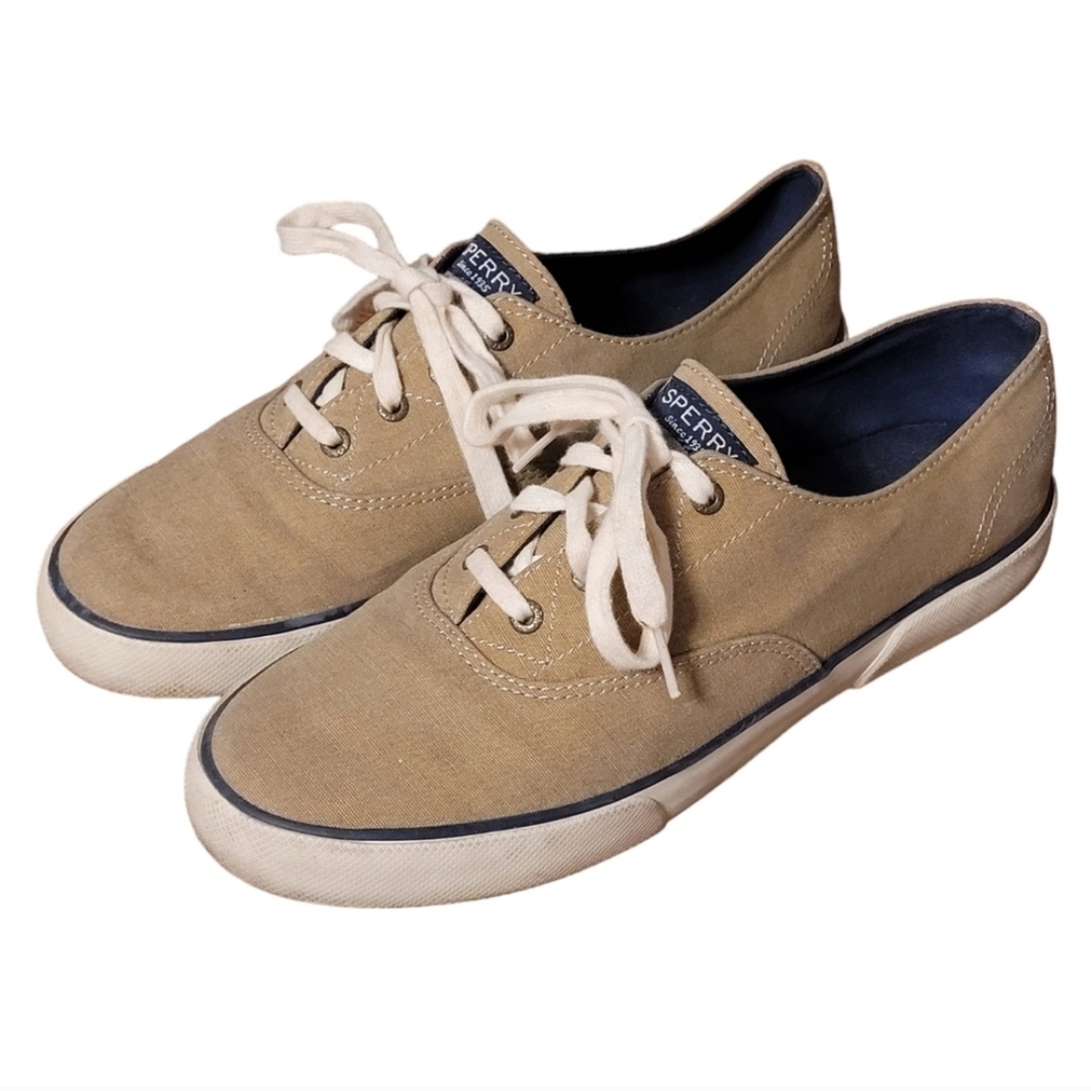 Sperry Pier Edge Lace Up Sneaker Sz 10